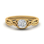 Cushion Cut Infinity Celtic Solitaire Wedding Set Fascinating Diamonds