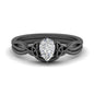 Pear Shaped Infinity Celtic Solitaire Wedding Set Fascinating Diamonds