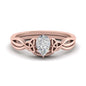 Pear Shaped Infinity Celtic Solitaire Wedding Set Fascinating Diamonds