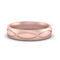 Infinity Grooved Mens Gold Ring Fascinating Diamonds