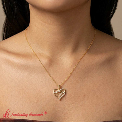 Infinity Heart Pendant Fascinating Diamonds