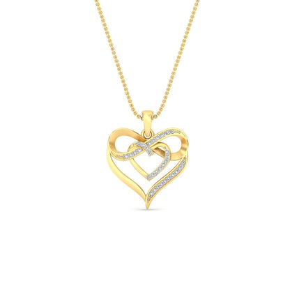 Infinity Heart Pendant Fascinating Diamonds
