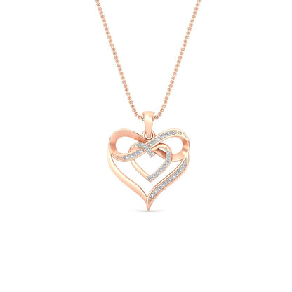 Infinity Heart Pendant Fascinating Diamonds