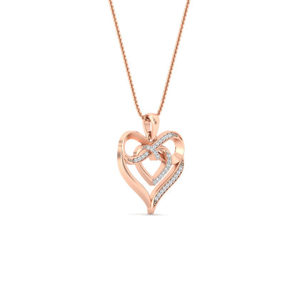 Infinity Heart Pendant Fascinating Diamonds