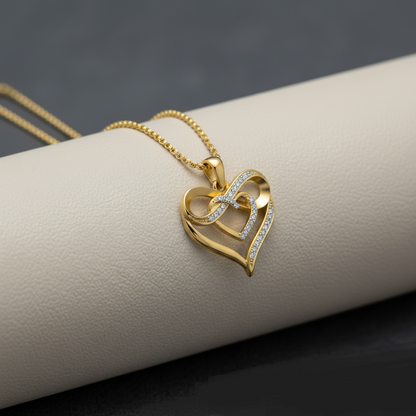 Infinity Heart Pendant Fascinating Diamonds