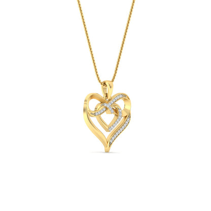 Infinity Heart Pendant Fascinating Diamonds