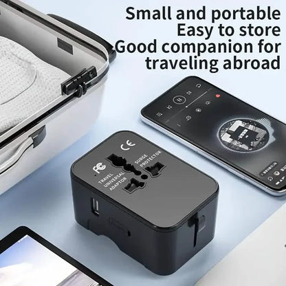 International Portable Worldwide All-in-One Plug Travel Adapter Converter for USA EU UK AUS DailySale
