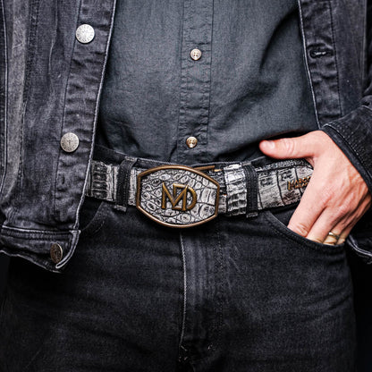Iowa Belt Stone Gray Marco Di Milano
