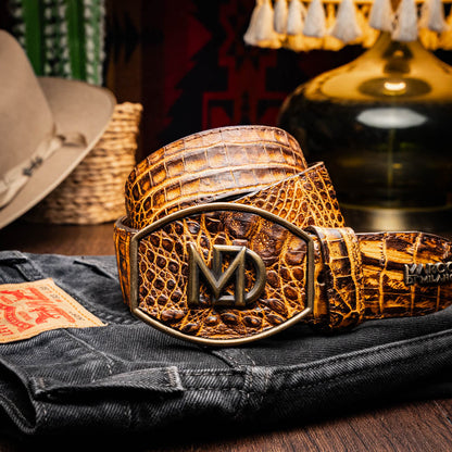 Iowa Belt Mustard Brown Marco Di Milano