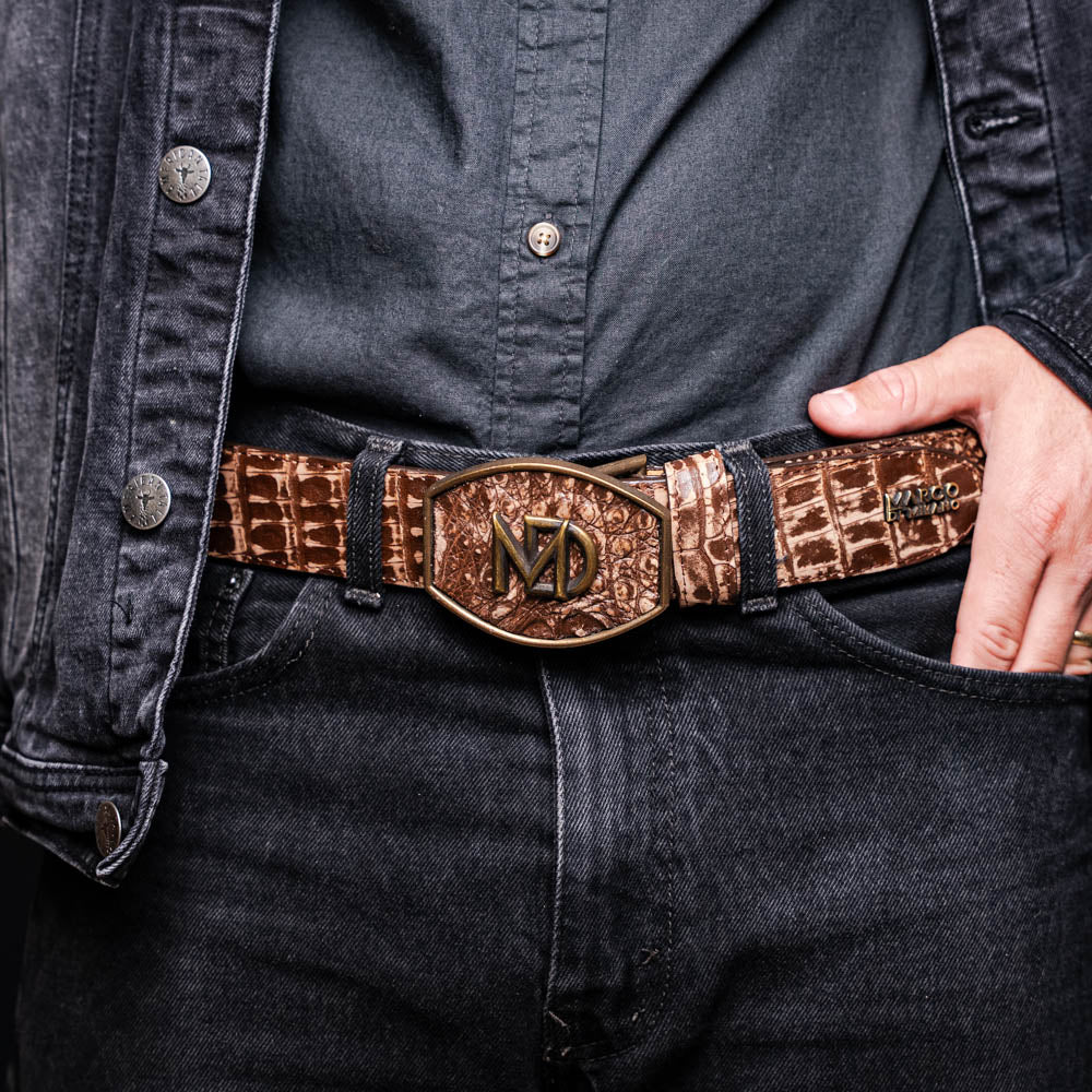 Iowa Belt Stone Brown Marco Di Milano