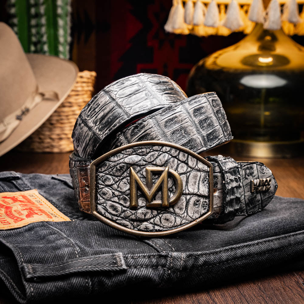 Iowa Belt Stone Gray Marco Di Milano