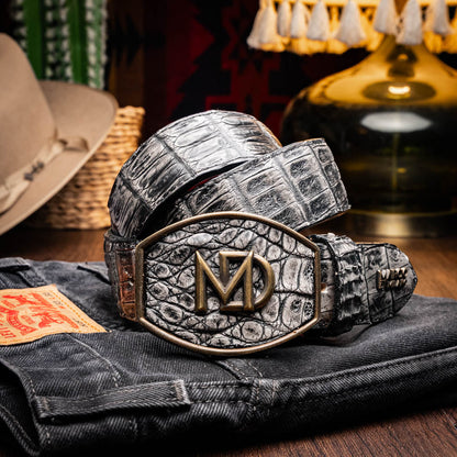Iowa Belt Stone Gray Marco Di Milano