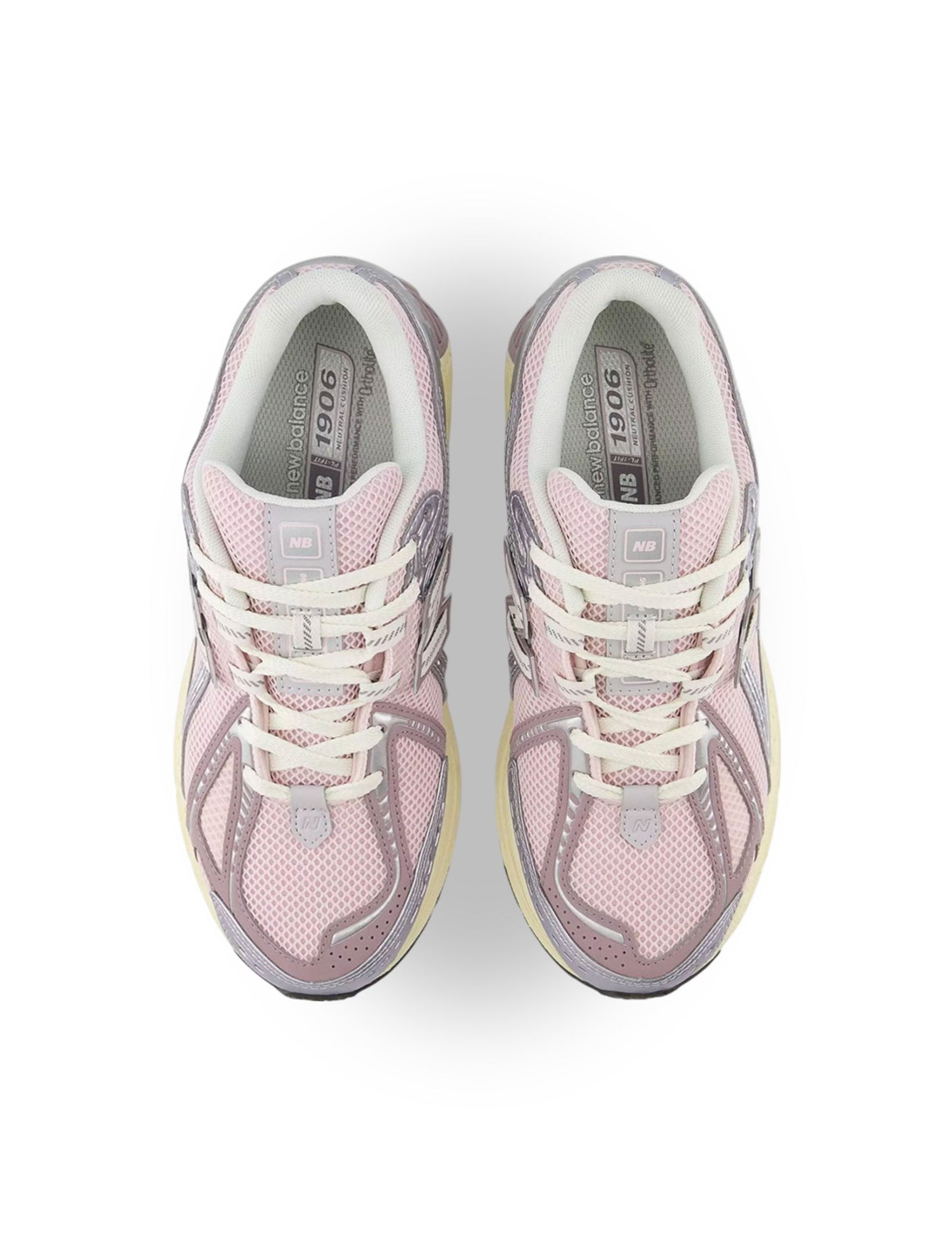 New Balance Womens 1906 Sneakers - Silver/Pink Denim Exchange