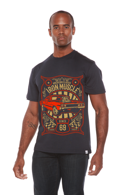Iron Muscle Men's Bamboo Viscose/Organic Cotton Short Sleeve Graphic T-Shirt Spun Bamboo