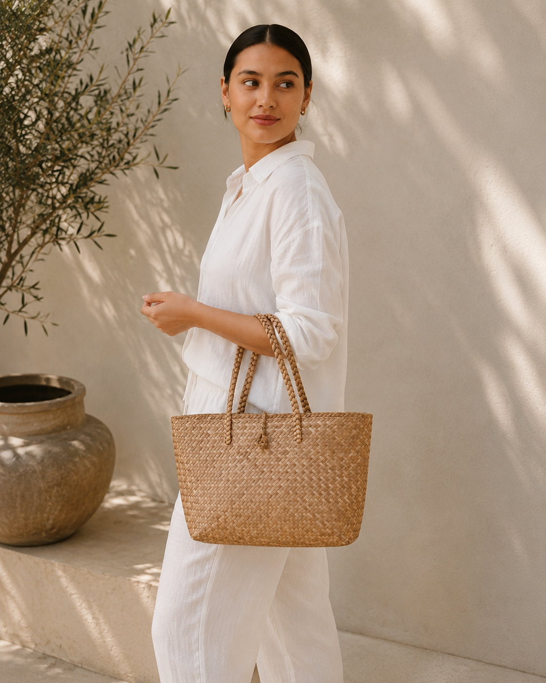 Isla Woven Purse Village Thrive
