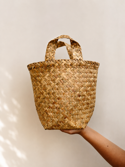 Isla Woven Handbag Village Thrive