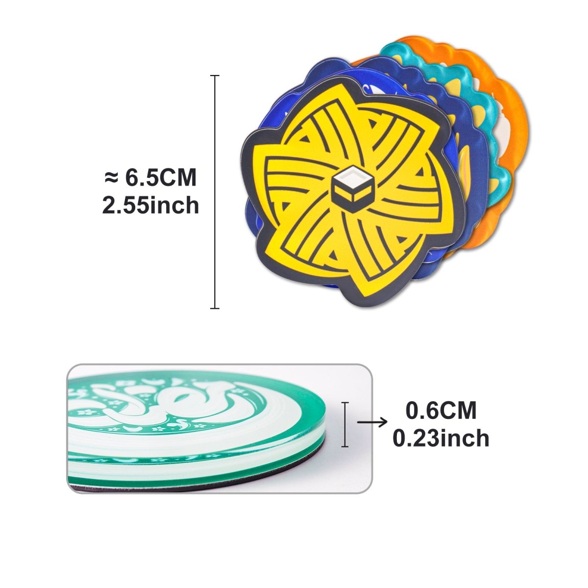 Islamic Design Souvenir Refrigerator Magnet Set (MAC328) Mariam's Collection