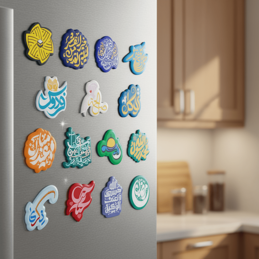 Islamic Design Souvenir Refrigerator Magnet Set (MAC328) Mariam's Collection