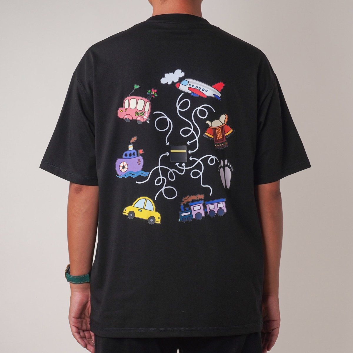 Islamic Style Artistic Design Short Sleeve T-Shirt Collection (MS182) Mariam's Collection