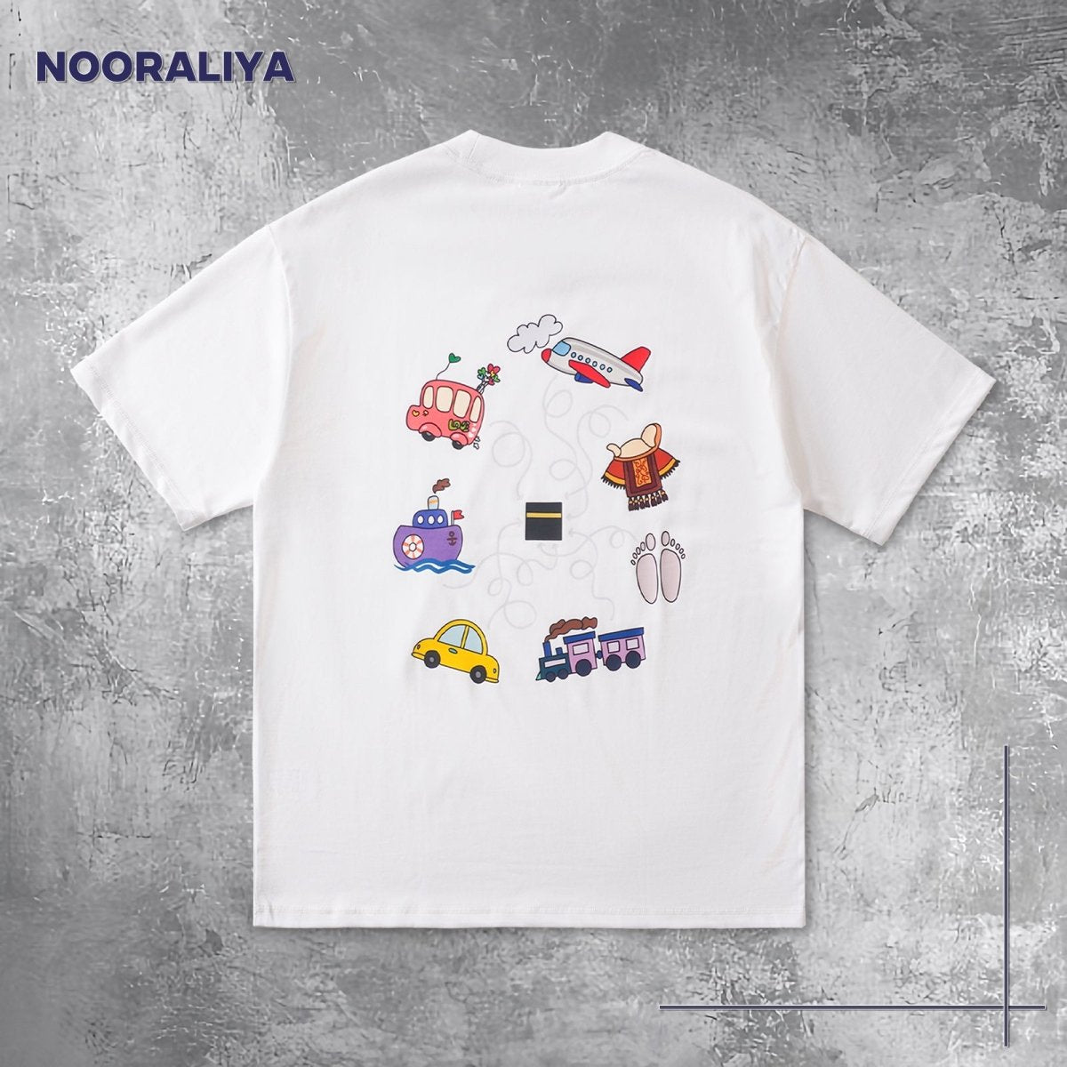 Islamic Style Artistic Design Short Sleeve T-Shirt Collection (MS182) Mariam's Collection