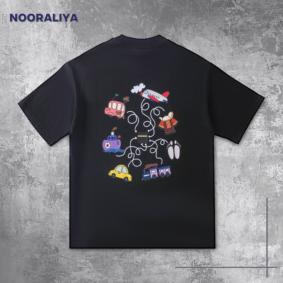 Islamic Style Artistic Design Short Sleeve T-Shirt Collection (MS182) Mariam's Collection