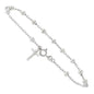 Italian 925 Sterling Silver Rosary Bracelet