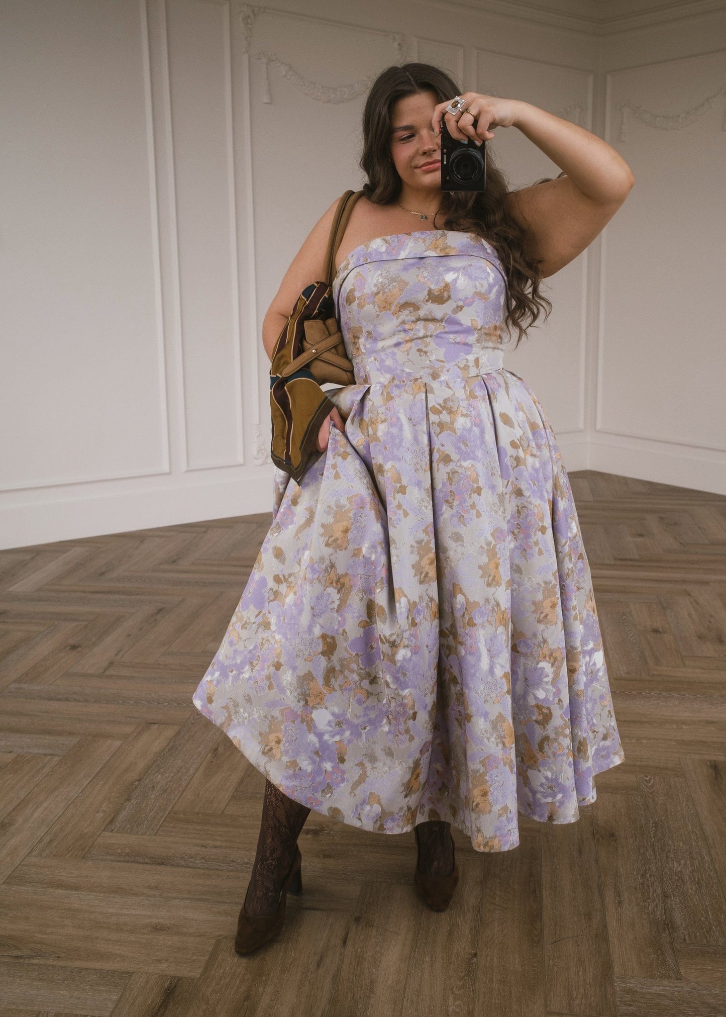 Anastelle Strapless Jacquard Dress JessaKae
