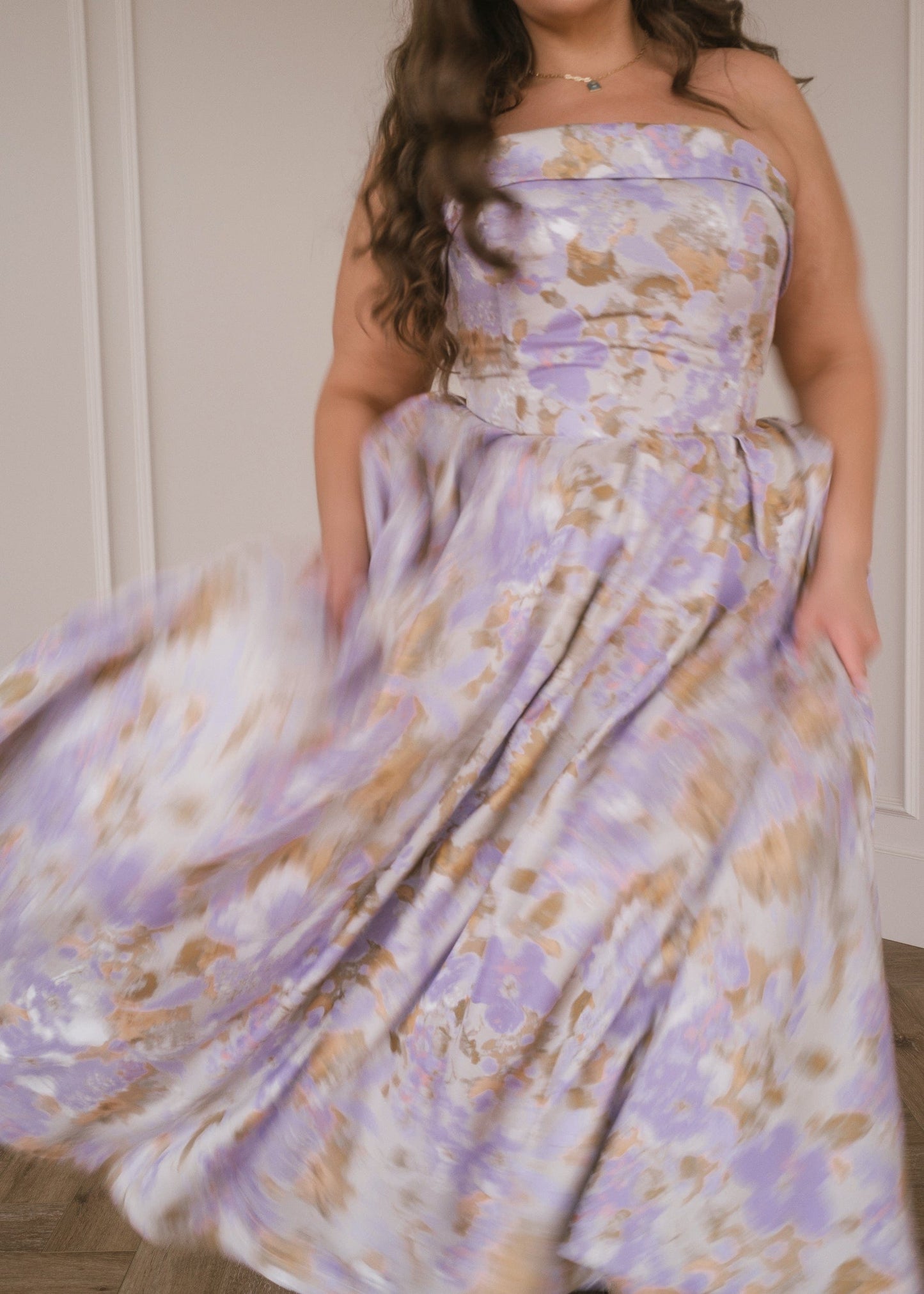 Anastelle Strapless Jacquard Dress JessaKae