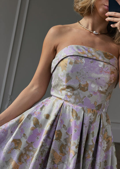 Anastelle Strapless Jacquard Dress JessaKae