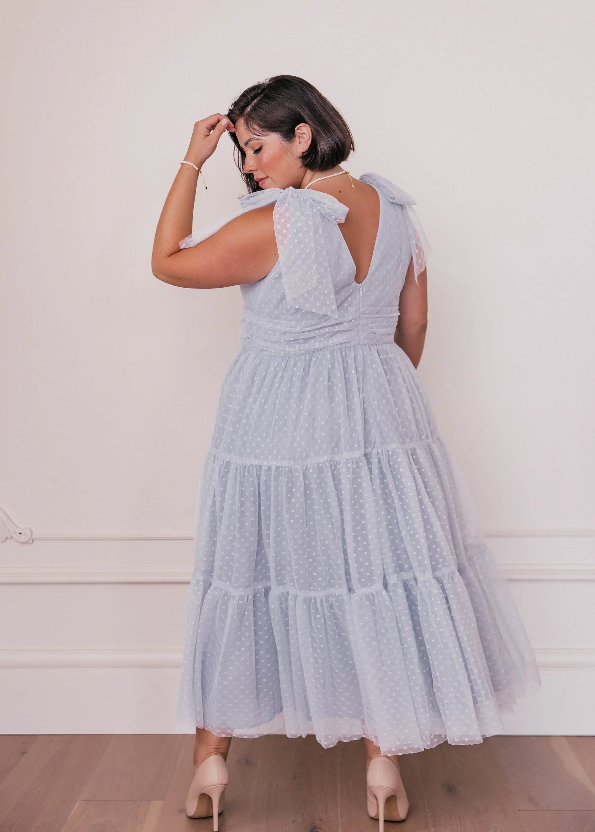 Jeanne Dress Dusty Blue JessaKae