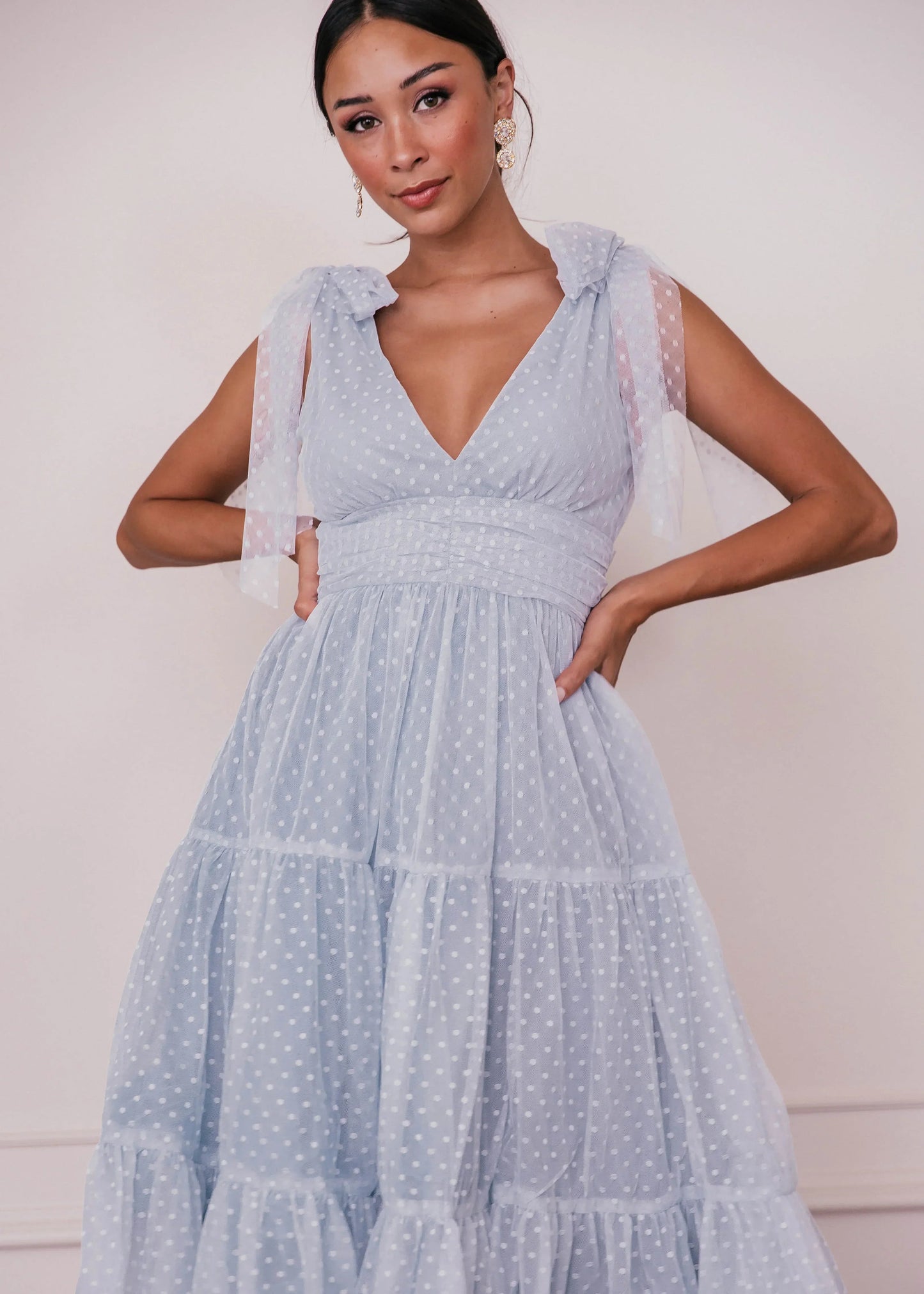 Jeanne Dress Dusty Blue JessaKae