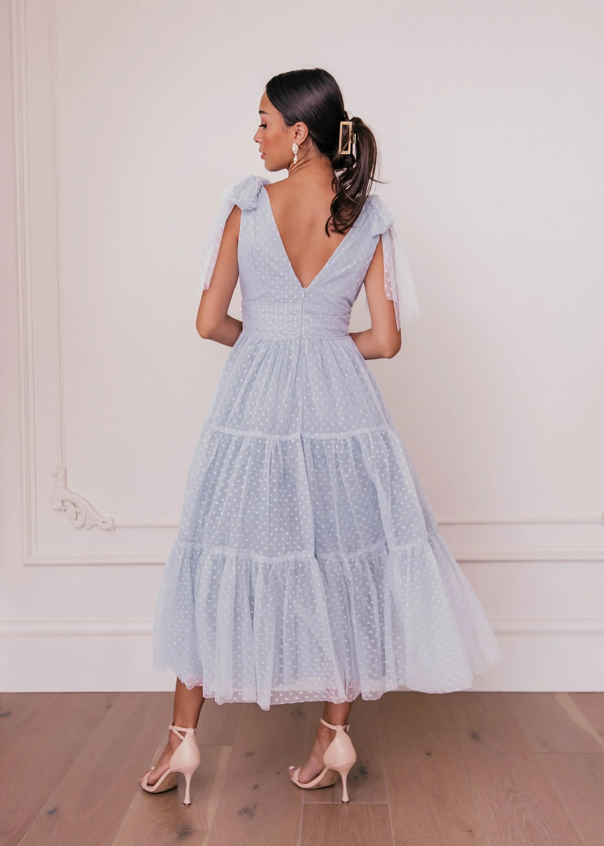 Jeanne Dress Dusty Blue JessaKae