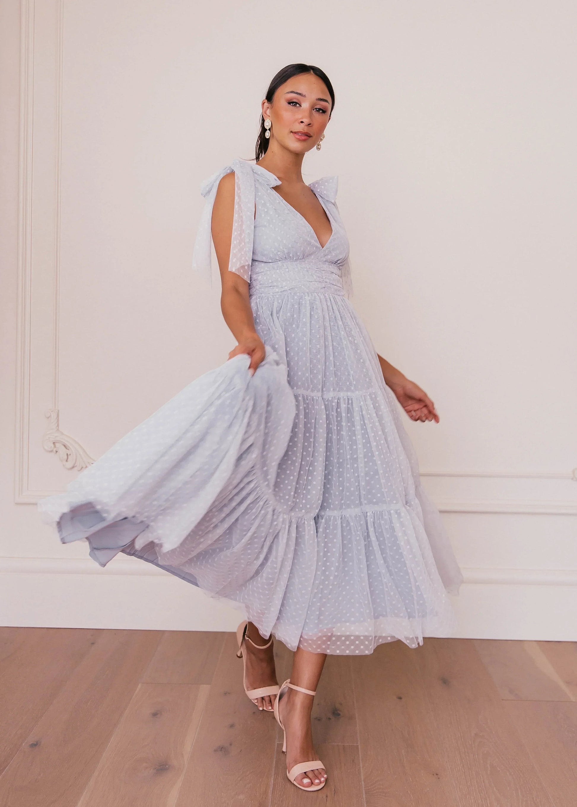 Jeanne Dress Dusty Blue JessaKae
