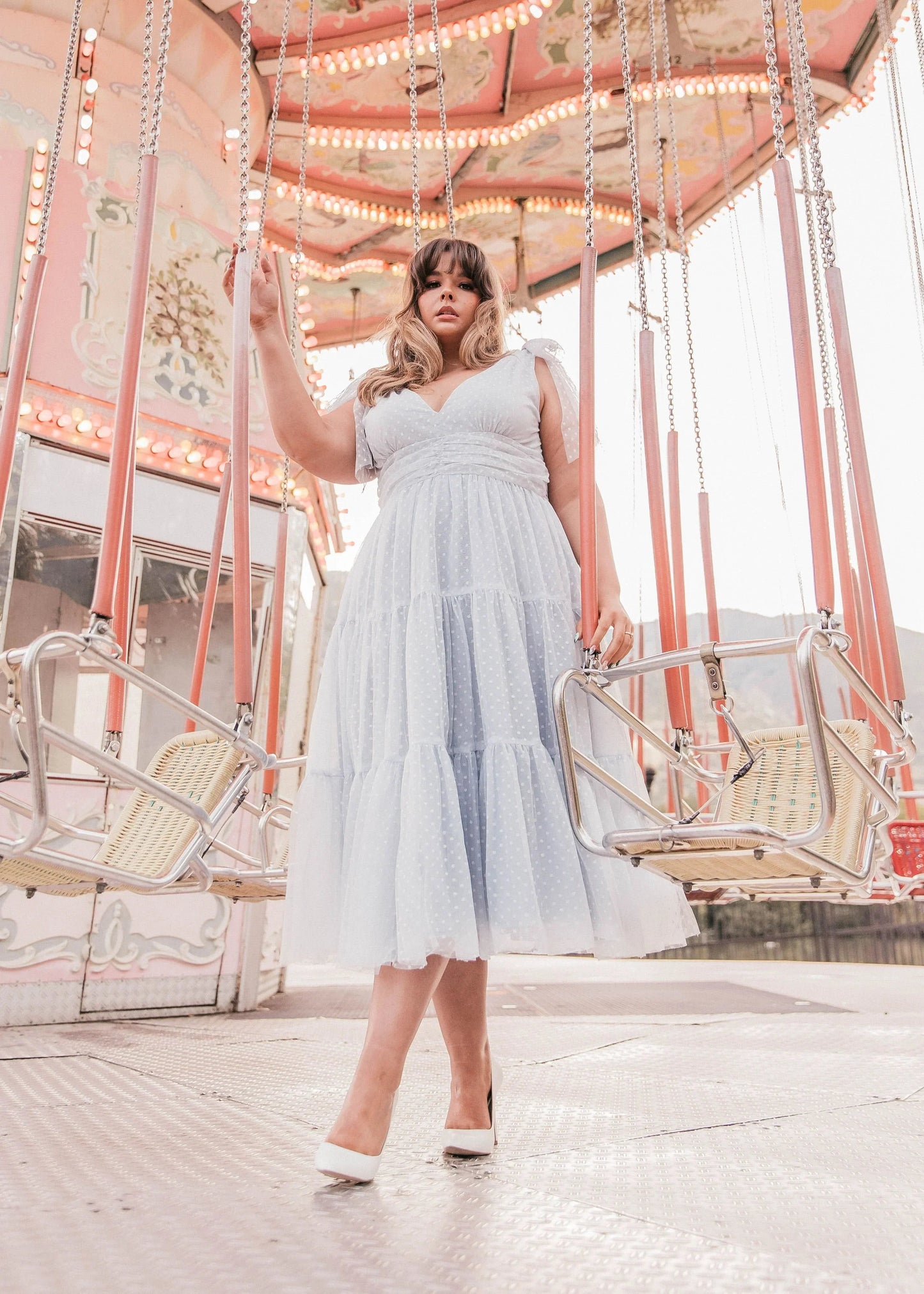 Jeanne Dress Dusty Blue JessaKae