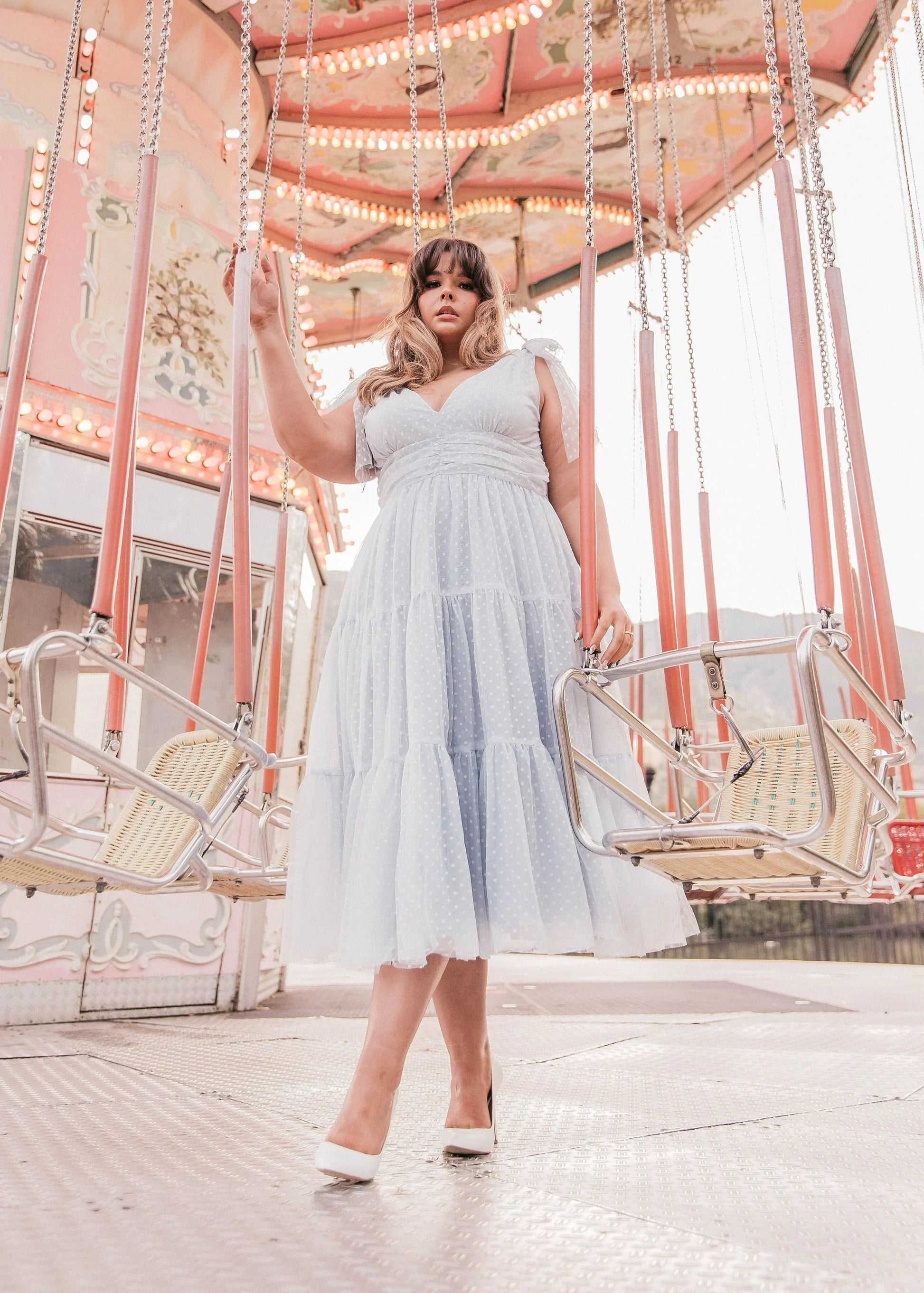Jeanne Dress Dusty Blue JessaKae