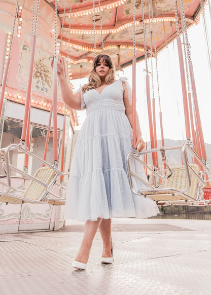 Jeanne Dress Dusty Blue JessaKae