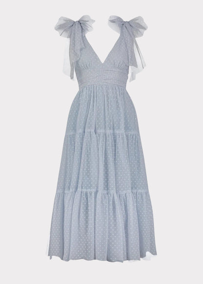 Jeanne Dress Dusty Blue JessaKae