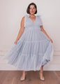 Jeanne Dress Dusty Blue JessaKae