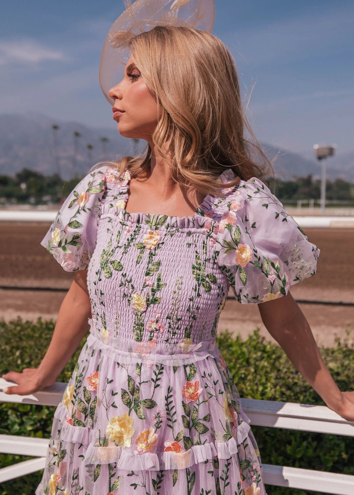 Rose Dress Midi - Lavender JessaKae