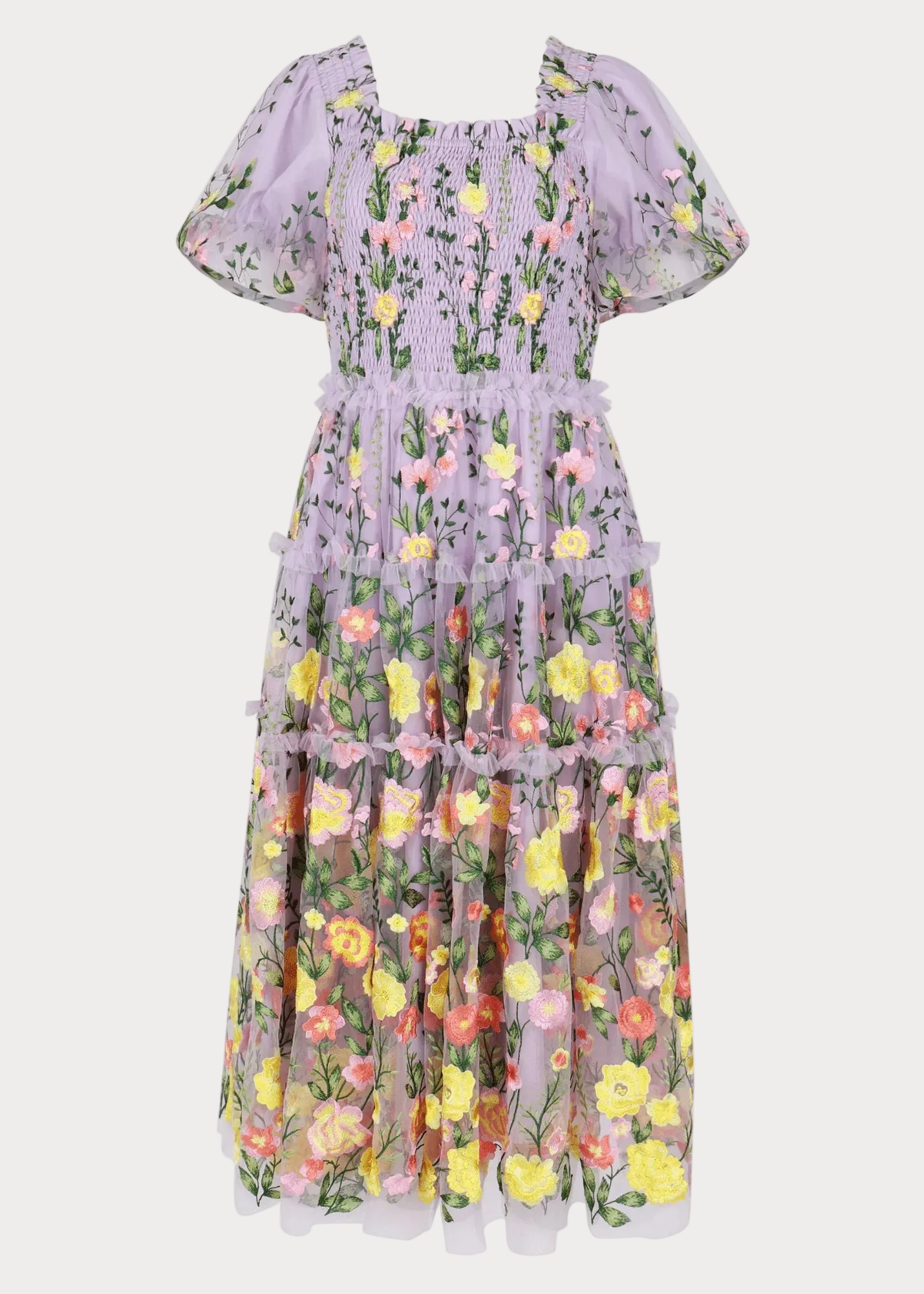 Rose Dress Midi - Lavender JessaKae