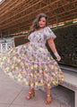 Rose Dress Midi - Lavender JessaKae