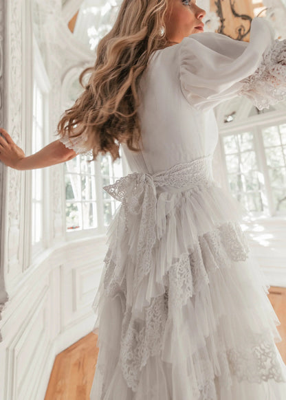 Thumbelina Dress White JessaKae