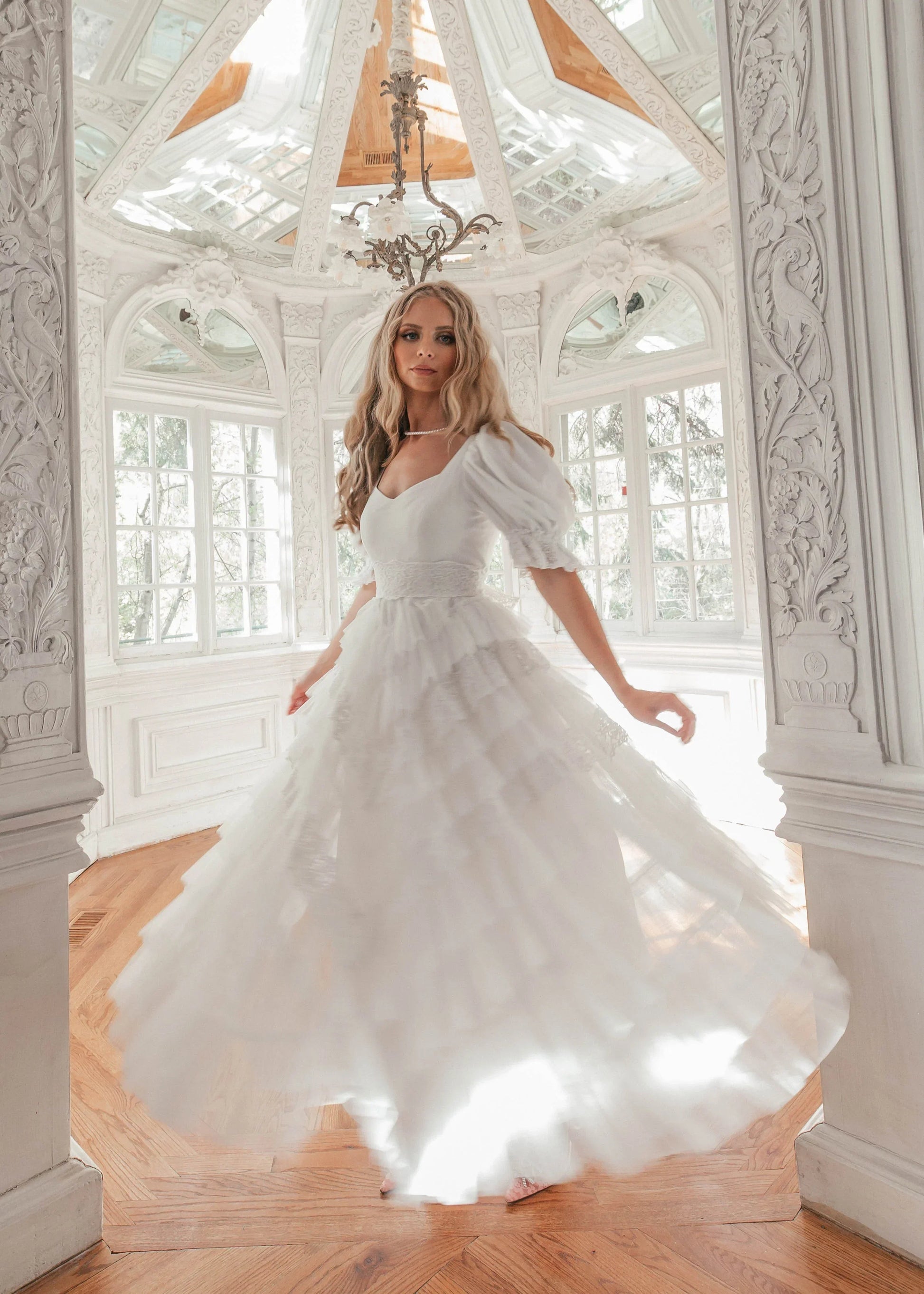 Thumbelina Dress White JessaKae