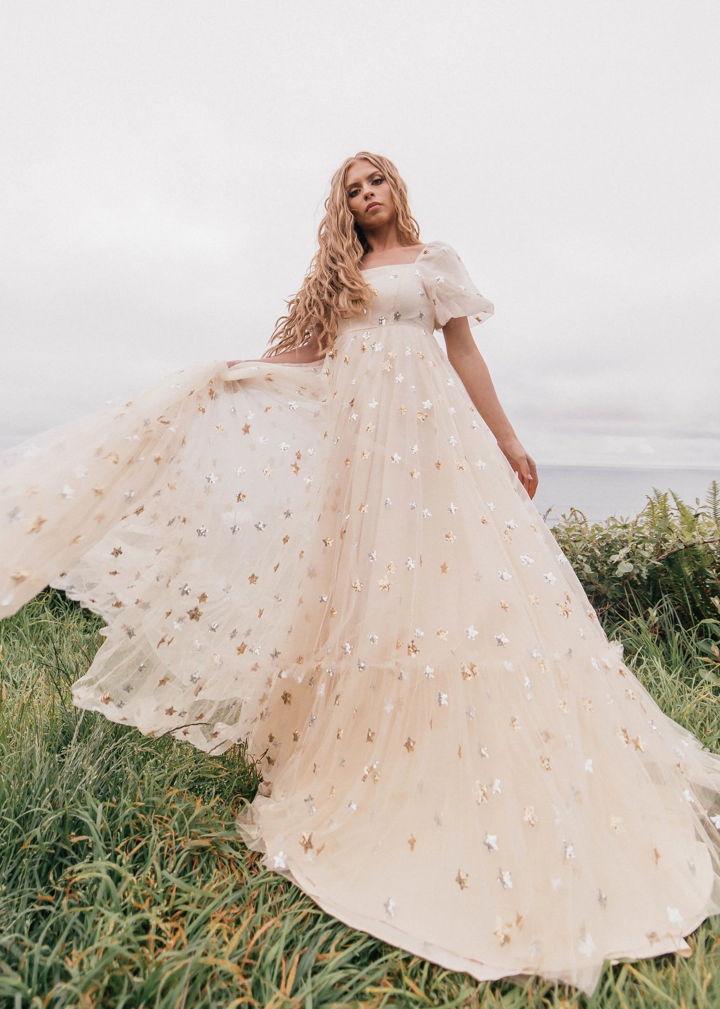 Wendy Dress Cream Star JessaKae