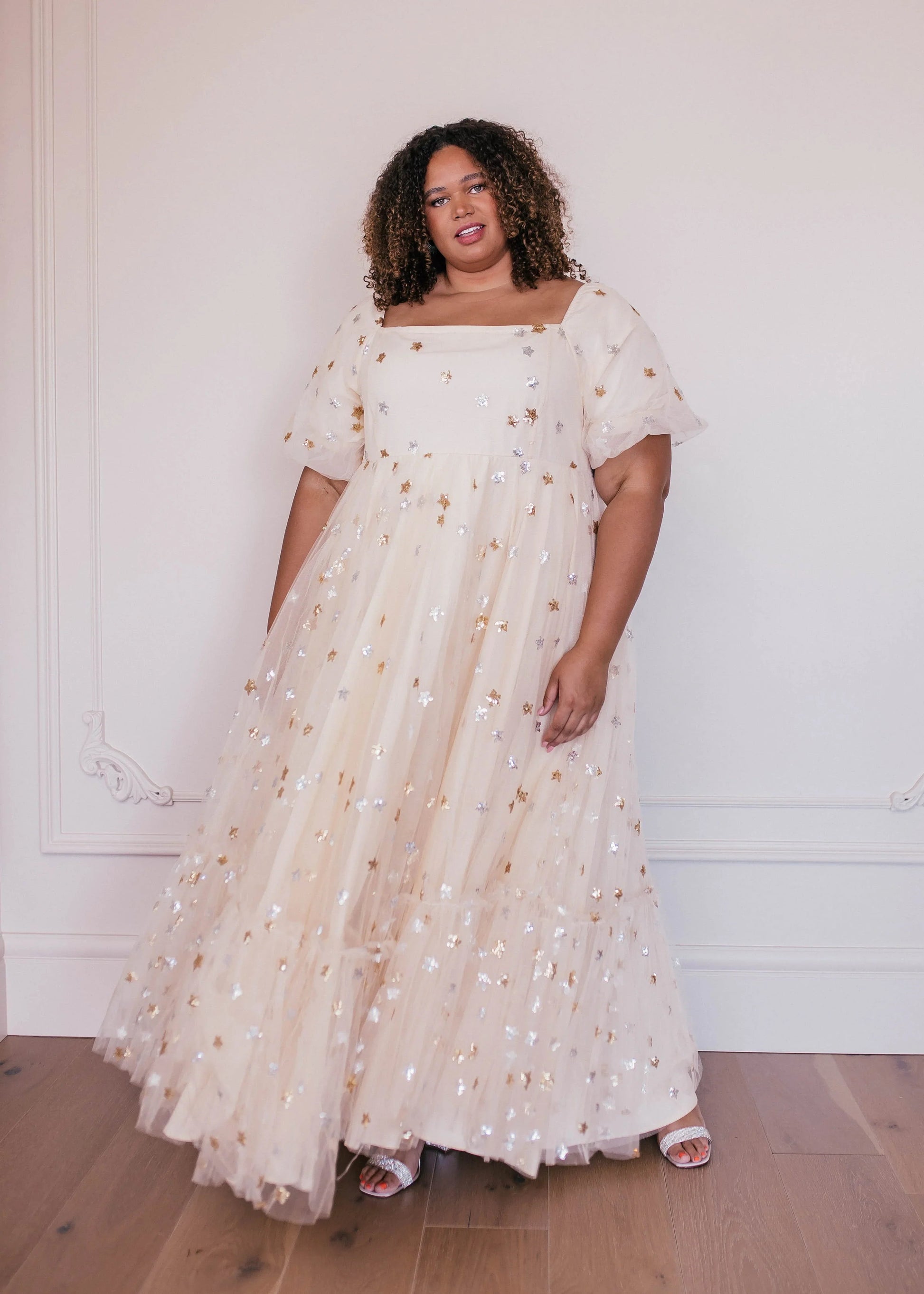 Wendy Dress Cream Star JessaKae