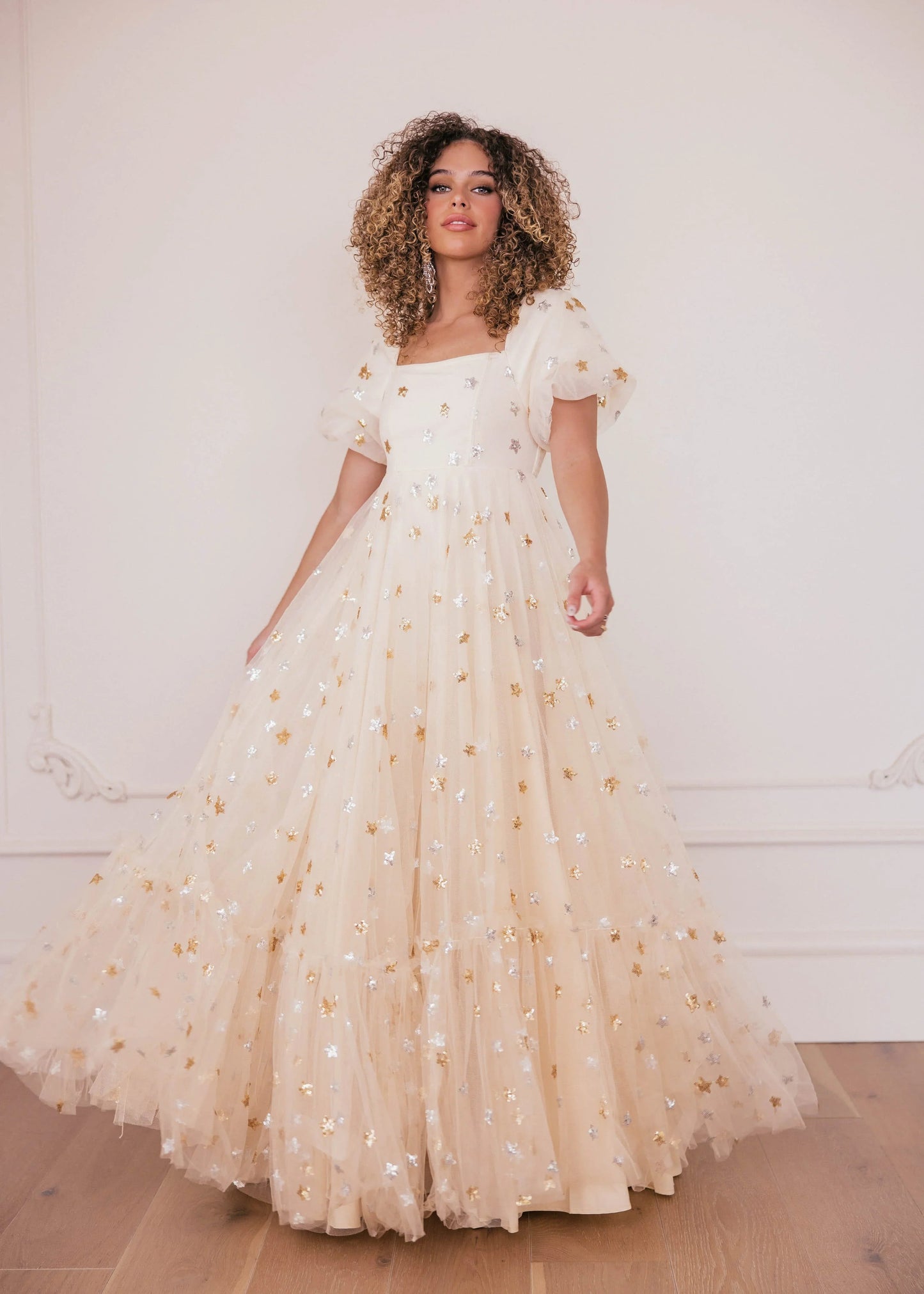 Wendy Dress Cream Star JessaKae
