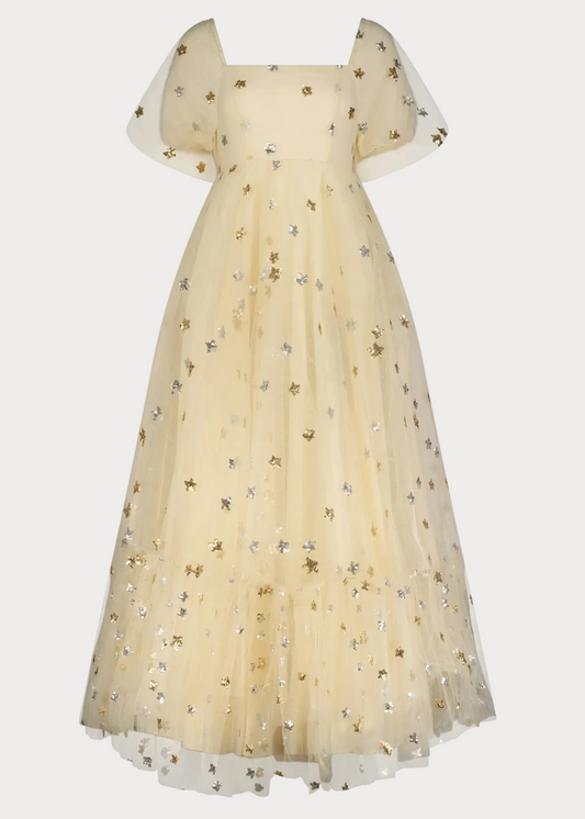Wendy Dress Cream Star JessaKae