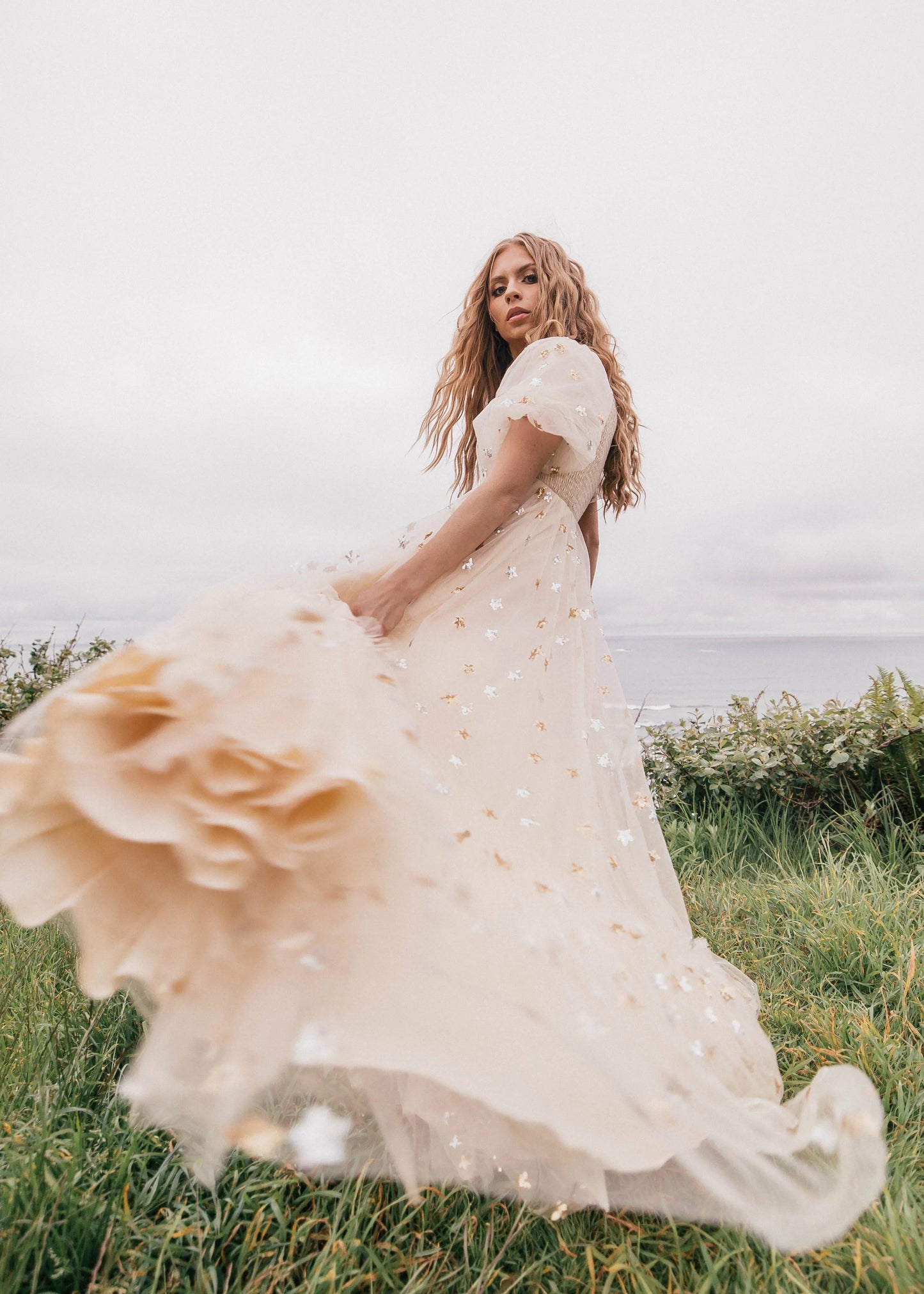 Wendy Dress Cream Star JessaKae
