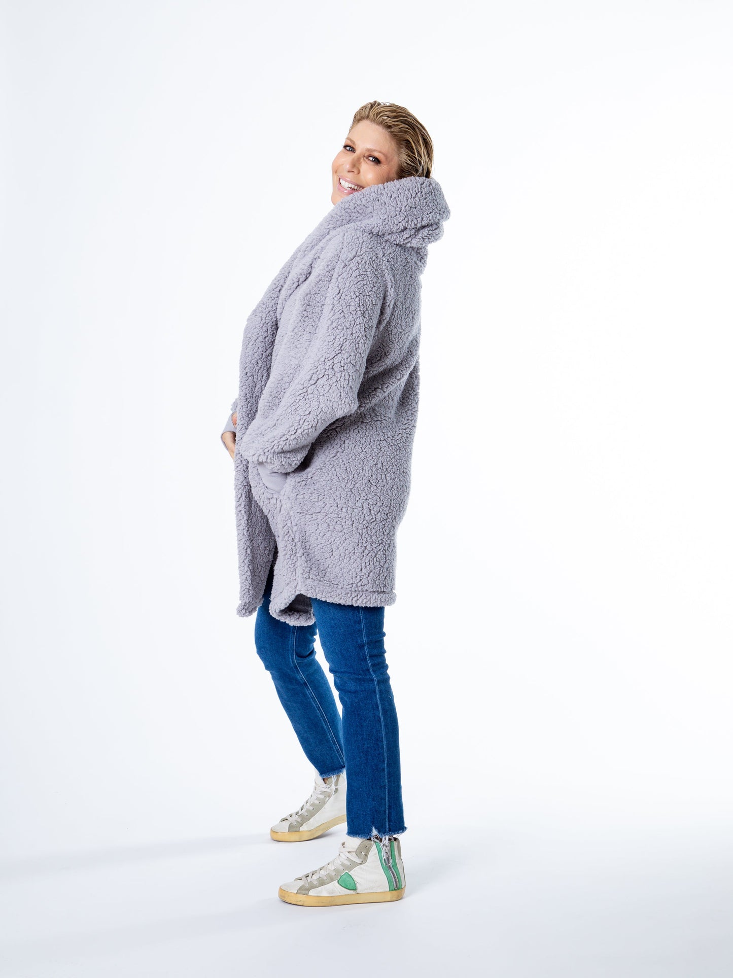 Classic Heart Sherpa Lounger Jacket Jill Martin