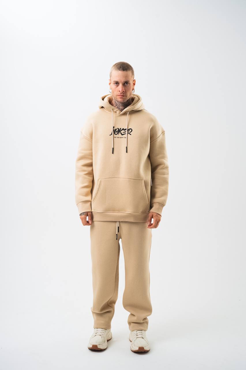 Oversize 'Joker' Graphic Hoodie - 'Put on a Happy Face' Streetwear Sweatshirt Withinblack